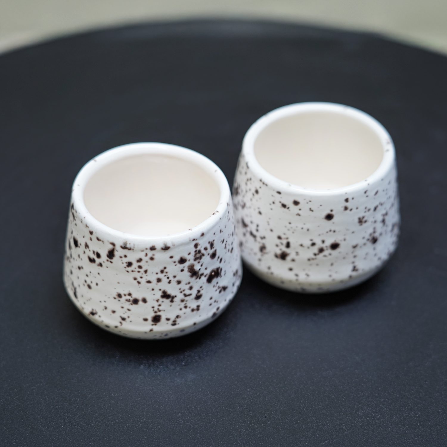 El Yapımı Seramik 2'li Espresso Mug Seti 120mL