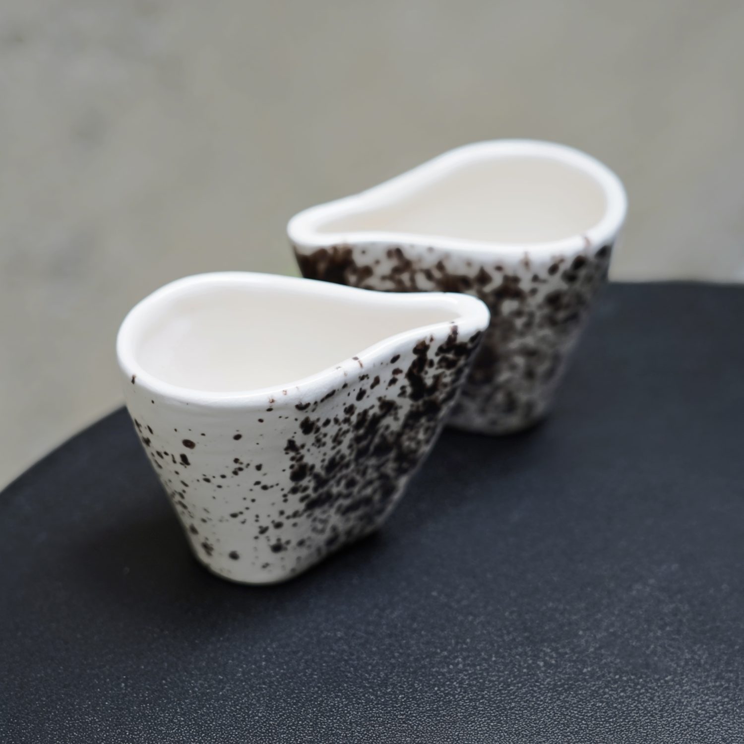 El Yapımı Seramik 2’li Espresso Fincan Seti – 60mL